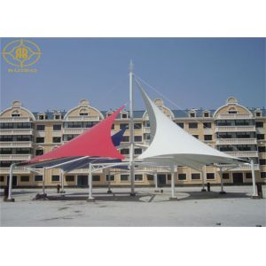 Quality Customized Membrane Structure Architecture Q235 Steel Structure For Hotel wholesale