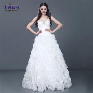 Quality New model simple elegant handmade beaded off shoulder dress sale ball gown wedding dresses wholesale