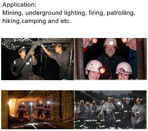 1.6W Power Semi - Corded Coal Mining Lights 8000 Lux Brightness ABS Material