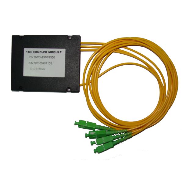 Environmental Stable 1×8 PLC Fiber Optic Splitter for CATV Systems & Fiber Sensors