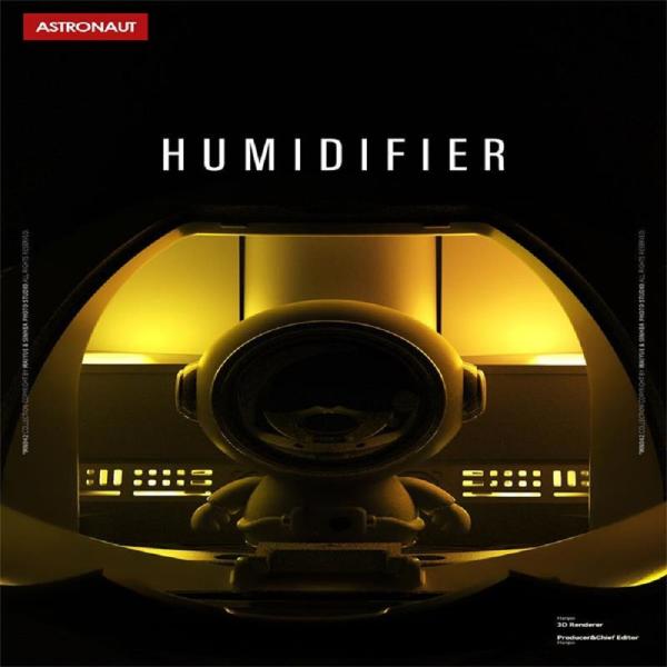 220ML Rechargeable Astronaut Air Humidifier Cool Mist Humidifier 40ml/H
