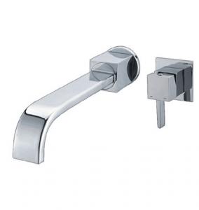 Quality Wall Mounted Single Lever Basin Mixer Taps With a long tongue spout wholesale