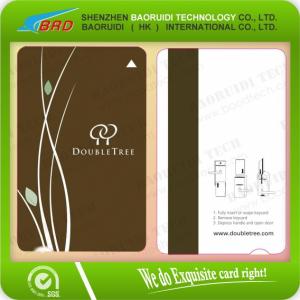 Quality Printed PVC Card with Hico Magnetic Strip Hotel Magnetic Strip Card wholesale