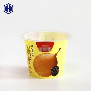 China Fruit Juice IML Cup Foil Top Liquid Leak Proof Colorful Empty Yogurt Cup on sale