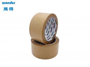 Quality Rubber Base Kraft Packaging Tape , Self Adhesive Water Activated Kraft Tape wholesale