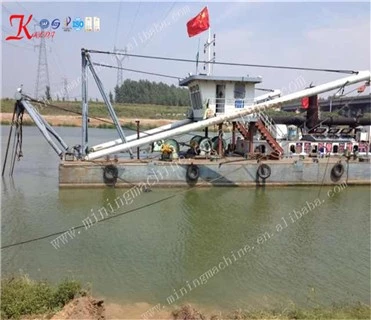 14 Inch 2000m3/H Cutting Suction Dredger 1500 Meters Discharging