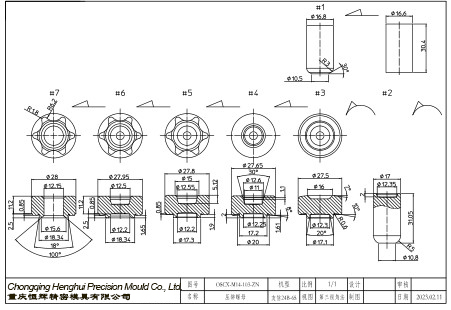 Precision Tungsten Carbide Mould Small Tolerance Range Customized Nut Forging Die