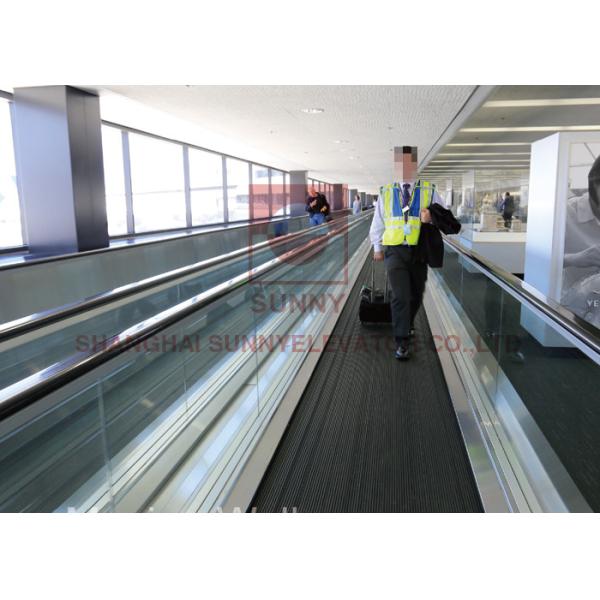 Speed 0.5m/S Moving Walkway Escalator For Shopping Mall / Airport