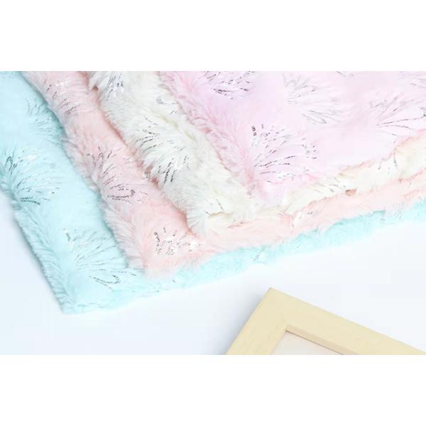 Recycled High Quality Super Soft Touch Sector Korea Velvet Fabric Design Foil Fabric Polyester PV Velvet Pattern Fabric