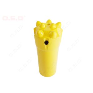 Durable Hard Rock Drill Taper Button Bit , R32 R38 Mining Drill Bits 38-127mm