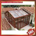 super durable prefab solar villa garden glass metal aluminium aluminum alloy