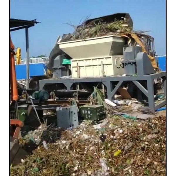 Organic Waste Shredder Car Shell PE Pipe Shredding Machine Crusher