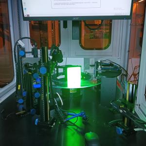 China Automated Image Inspection Machine Detecting Injection Molding Defects Flaws Connected To Host Computer on sale
