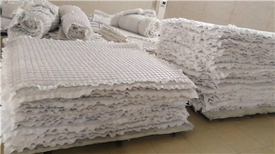 Non - Woven Bag Mini Pocket Spring Unit Top Mattress Topper Size 150*200*3cm