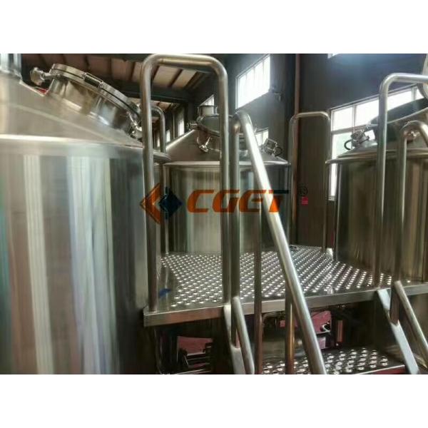 3 Vessel Craft Beer Making Equipment Steam Heating 15bbl Brewhouse System