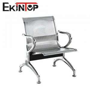 China Ekintop Steel Reception Chairs Single Seater For Waiting Room Beauty Salon on sale