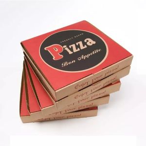Buy cheap 8in Custom Printing Corrugated Pizza Packing Box Takeaway Brown Pizza Box from wholesalers