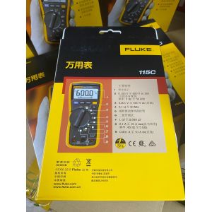 Fluke 115/115C True-RMS Digital Multimeter 600V 10A 6000 Count Backlit LCD CAT