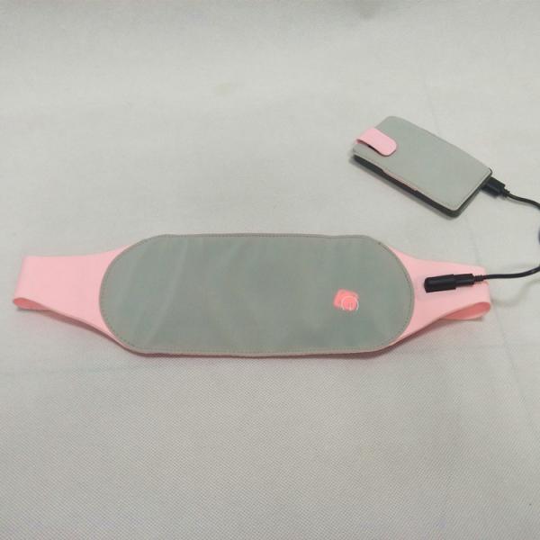 Portable Heated Waist Belt Electric Super Thin Menstrual Care Period Pain Relief Rechargeable Battery