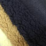 Dyed Polyester Cloth Material Polyester Plush Sherpa With Custom Design