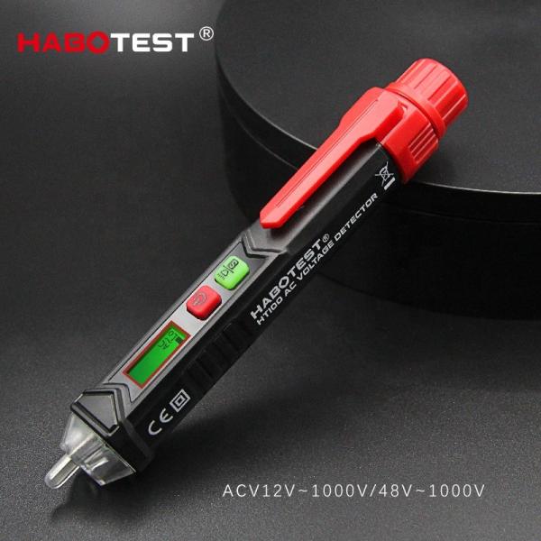 Cheap Light Alarm Pen Type Voltage Tester , 12 Volt Non Contact Voltage Tester for sale