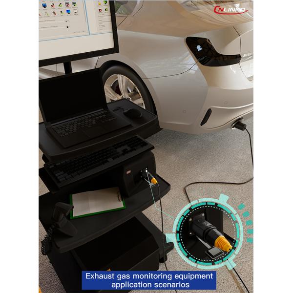 CNLINKO 8P8C RJ45 Connector Shield Cat6 RJ45 Socket Waterproof RJ45 Connector with Dust Cover