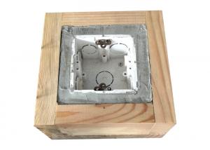 Quality Temperature Rise Test Accessories Flush-Mounted Box With Pinewood Block IEC 60884-1 Clause19 wholesale