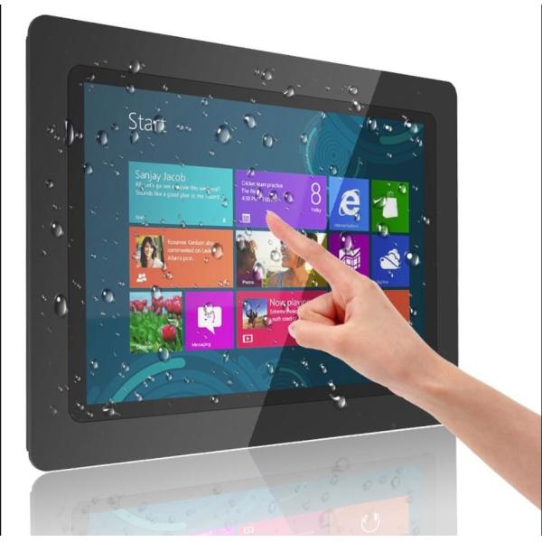 15.6 Inch Aluminum Alloy Frame TFT LCD Dustproof Waterproof Resistive Touch Screen