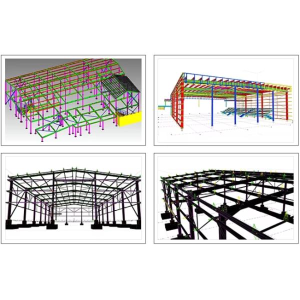 Hurricane Proof Steel Structure Standard Factory Building Production Storage Office Comprehensive Services
