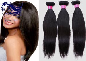 Quality 7A 10 Inch Virgin Peruvian Hair Extensions for Black Women Silk Straight wholesale