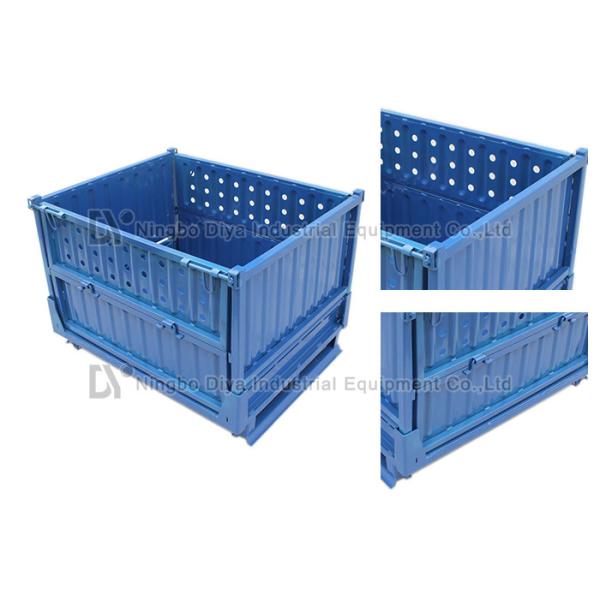 Foldable Stacking Rack System , Adjustable Stackable Wire Mesh Cage