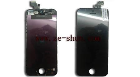 Cheap Cell Phone LCD Screen for iphone 5 LCD+touchpad complete black for sale