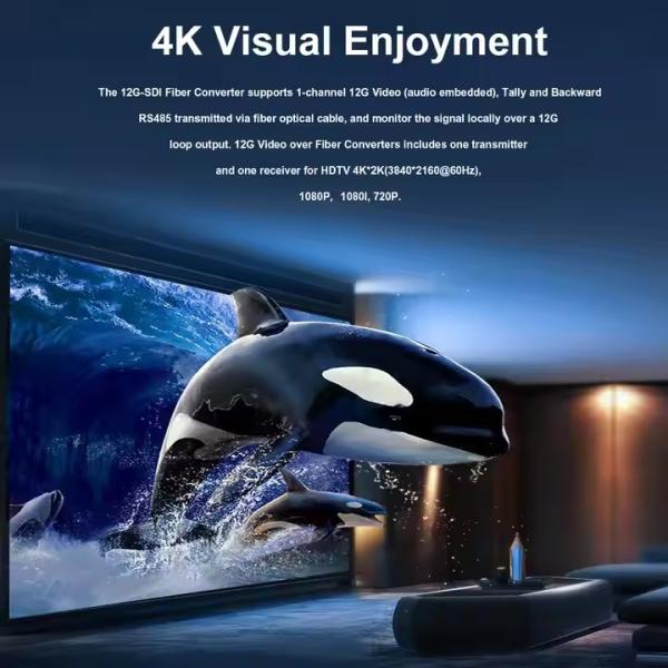 3G SDI Fiber Extender - Long-Distance Uncompressed HD Video Transmission