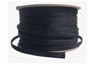 China Good Scalability Cable Management Braided Sleeving Fire Proof With Black Color on sale