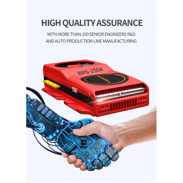 Daly 24S 120A Bms For Li-On E-Bike Lifepo4 Battery Pack Bms With Fan