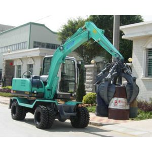 Hydraulic Wheel Digger With Yuchai Supercharged Engine And Plunger Pump