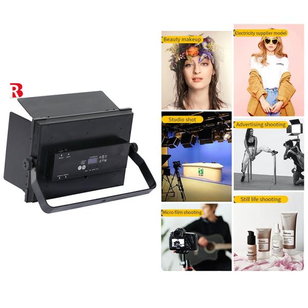 100V 240V stage light Cool White DMX512 3CH Bi-color Led Video Soft Light For Party Wedding
