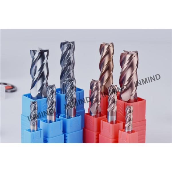 Solid Carbide Chamfer Mill , AlTiN / SiN / TIALN Coating Chamfer Cutter Tool