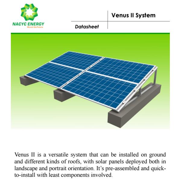 Aluminum Solar Brackets Solar PV roof mounting Systems Solar Panel Mounting System Ground And Roof Mounting Brackets