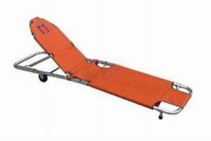 Quality 220kg 200CM High Quality Aluminum Alloy Double Fold Submarine Stretcher With Two Wheels wholesale