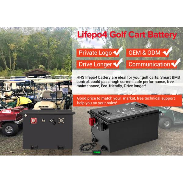 LiFePo4 Lithium Battery Customized 60V 72V Golf Cart Battery 80AH 160AH 300AH 400AH Rechargeable EV Lithium Ion Battery 1