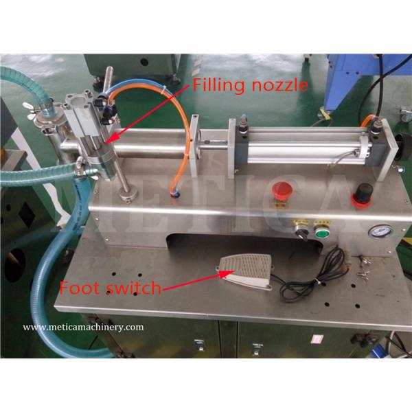 Pneumatic Semi Automatic Paste Filling Machine CE Approved For Sauce