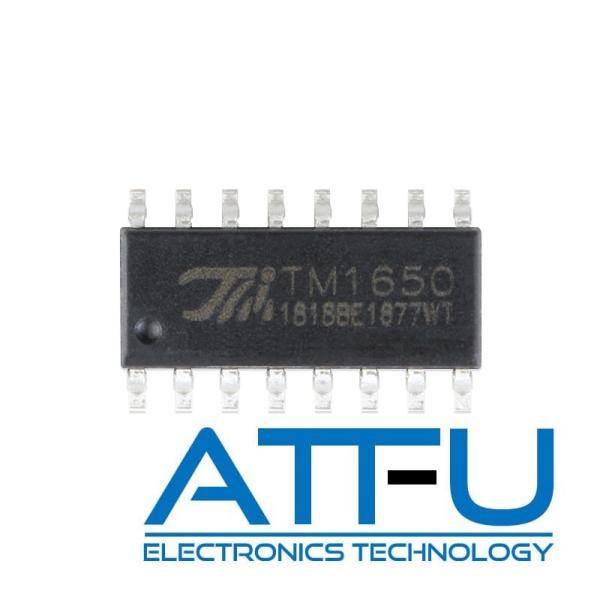 Digital TM1650 LED Display Driver IC , 8 / 7 Segment Driver Chip With Keyboard