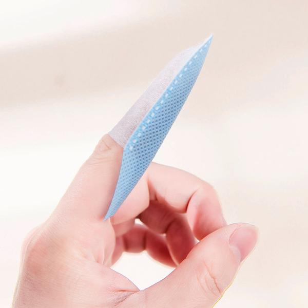 OEM Brush Ups Textured Teeth Wipes Dark Blue Disposable Traveling Use