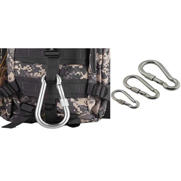 40mm Stainless Steel Carabiner Hook The Must-Have Accessory for Climbing Enthusiasts