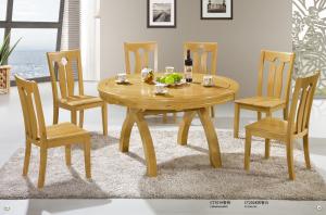 Quality Modern beech Wooden table chairs dining set furniture home furniture wholesale