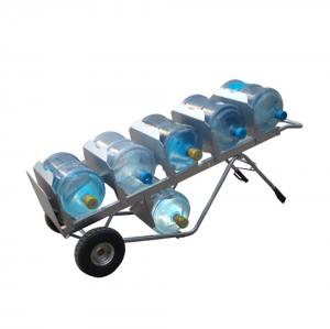 Quality Heavy lifting 5-7 platform folding bottled water hand carts  5 gallon water bottle trolley wholesale