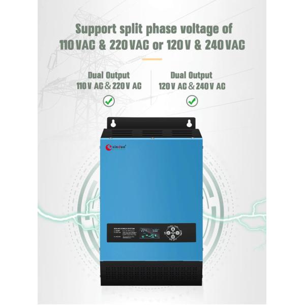 xindun split phase inverter dual output