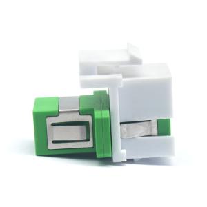 Quality SC APC Simplex Keystone Adapter with Flange Loading Test ≥ 70 N Storage Temp. 40°C to 85°C wholesale