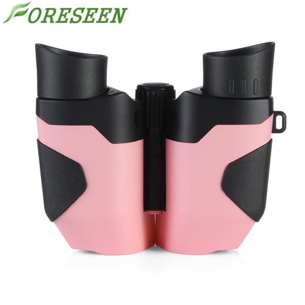 Lightweight Powerful Binoculars , Small Gift 8x21 Compact Binoculars Pink Color